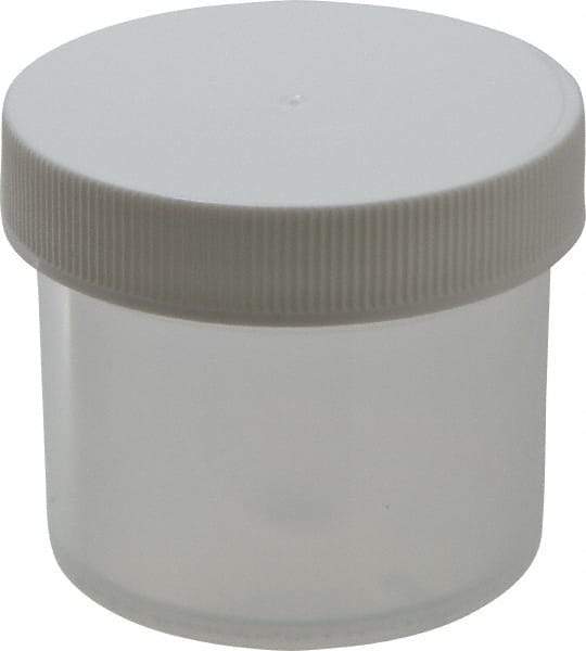 Dynalon Labware - 2 oz Jar - Polypropylene, Translucent, 1.77" High x 2.09" Diam, 2.09" Cap - Industrial Tool & Supply