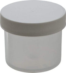 Dynalon Labware - 2 oz Jar - Polypropylene, Translucent, 1.77" High x 2.09" Diam, 2.09" Cap - Industrial Tool & Supply