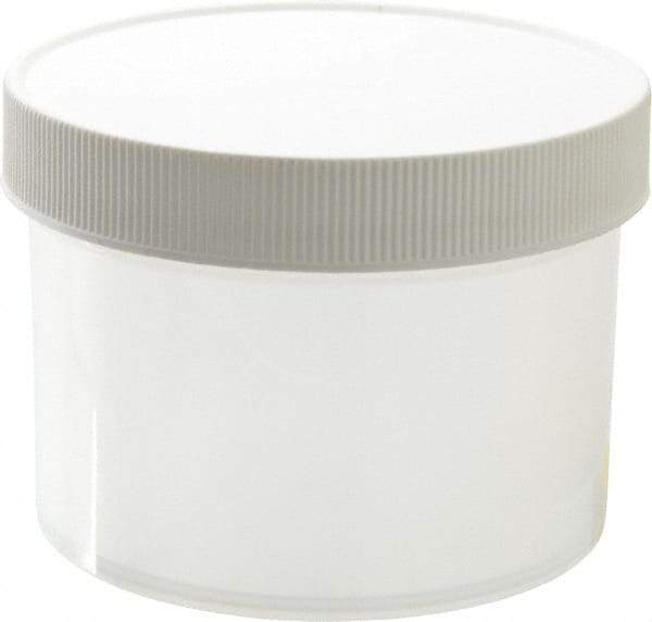 Dynalon Labware - 8 oz Jar - Polypropylene, Translucent, 2.44" High x 3-1/2" Diam, 3-1/2" Cap - Industrial Tool & Supply