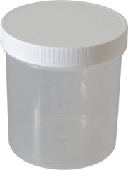 Dynalon Labware - 40 oz Jar - Polypropylene, Translucent, 5.11" High x 4.72" Diam, 4.72" Cap - Industrial Tool & Supply