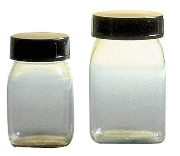 Dynalon Labware - 2,000 mL Wide-Mouth Bottle - PVC, Clear, 7.48" High x 2.76" Diam, 2.76" Cap - Industrial Tool & Supply