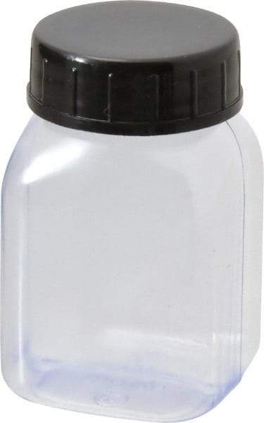 Dynalon Labware - 50 mL Wide-Mouth Bottle - PVC, Clear, 2.36" High x 0.98" Diam, 0.98" Cap - Industrial Tool & Supply