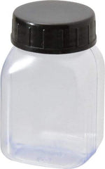 Dynalon Labware - 50 mL Wide-Mouth Bottle - PVC, Clear, 2.36" High x 0.98" Diam, 0.98" Cap - Industrial Tool & Supply