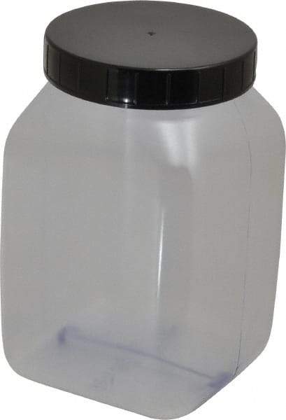 Dynalon Labware - 1,000 mL Wide-Mouth Bottle - PVC, Clear, 5.71" High x 2.76" Diam, 2.76" Cap - Industrial Tool & Supply