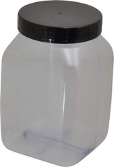Dynalon Labware - 1,000 mL Wide-Mouth Bottle - PVC, Clear, 5.71" High x 2.76" Diam, 2.76" Cap - Industrial Tool & Supply