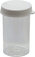 Dynalon Labware - 7 Drams Vial - Polystyrene, Clear, 2" High x 1" Diam, 3/4" Cap - Industrial Tool & Supply
