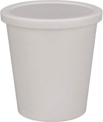 Dynalon Labware - 7.5 oz Disposable Container - PPCO, White, 2-3/4" High x 2-3/4" Diam, 3/4" Cap - Industrial Tool & Supply