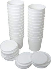 Dynalon Labware - 16 oz Disposable Container - PPCO, White, 3-5/8" High x 2-3/4" Diam, 3/4" Cap - Industrial Tool & Supply