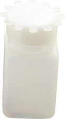Dynalon Labware - 50 mL Wide-Mouth Bottle - Polyethylene, Translucent, 2.95" High x 1.34" Diam, 3/4" Cap - Industrial Tool & Supply