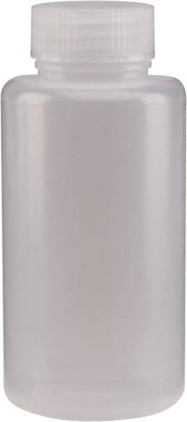 Dynalon Labware - 500 mL Wide-Mouth Bottle - Polyethylene, Translucent, 6-1/2" High x 2.95" Diam, 3/4" Cap - Industrial Tool & Supply