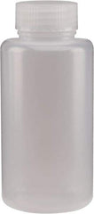 Dynalon Labware - 500 mL Wide-Mouth Bottle - Polyethylene, Translucent, 6-1/2" High x 2.95" Diam, 3/4" Cap - Industrial Tool & Supply