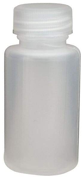 Dynalon Labware - 30 mL Narrow-Mouth Bottle - Polyethylene, Translucent, 2.6" High x 2.6" Diam, 3/4" Cap - Industrial Tool & Supply