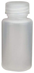 Dynalon Labware - 30 mL Narrow-Mouth Bottle - Polyethylene, Translucent, 2.6" High x 2.6" Diam, 3/4" Cap - Industrial Tool & Supply