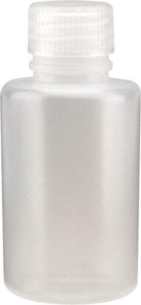 Dynalon Labware - 125 mL Narrow-Mouth Bottle - Polyethylene, Translucent, 4.06" High x 4.06" Diam, 3/4" Cap - Industrial Tool & Supply