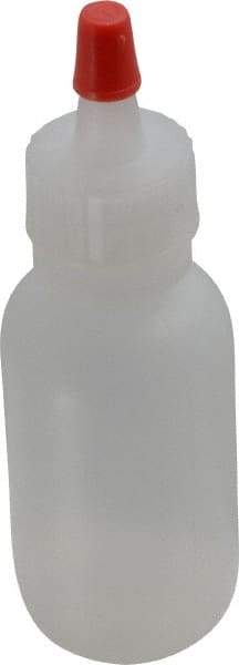 Dynalon Labware - 30 mL Dispensing Bottle - Polyethylene, Translucent, 3-3/4" High x 1-1/4" Diam, 3/4" Cap - Industrial Tool & Supply