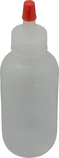 Dynalon Labware - 60 mL Dispensing Bottle - Polyethylene, Translucent, 4-1/4" High x 1-1/2" Diam, 3/4" Cap - Industrial Tool & Supply