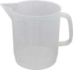 Dynalon Labware - 2,000 ml Polypropylene Graduated Beaker - 50 ml Graduation, 5-23/32" Diam x 6-1/2" High - Industrial Tool & Supply