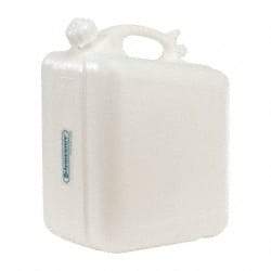 Bel-Art - 5 Gal Carboy - Polyethylene, White, 9.4" High x 11.9" Diam, 1" Cap - Industrial Tool & Supply