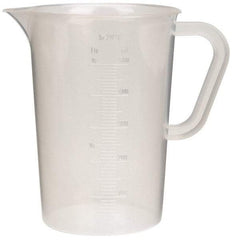 Bel-Art - 500 ml Polypropylene Graduated Pitcher - 10 ml Graduation, x 5-1/4" High - Industrial Tool & Supply