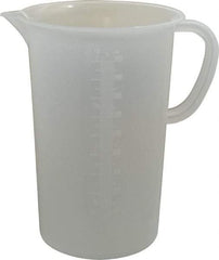 Bel-Art - 2,000 ml Polypropylene Graduated Pitcher - 100 ml Graduation, x 8-1/2" High - Industrial Tool & Supply