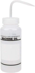Bel-Art - 16 oz Safety Wash Bottle - Polyethylene, Clear, 43mm Cap - Industrial Tool & Supply