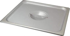 VOLLRATH - 13.9" Long x 12.9" Wide, Rectangular Stainless Steel Lid - Use with Food Pan - Industrial Tool & Supply