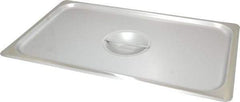 VOLLRATH - 20.8" Long x 12.8" Wide, Rectangular Stainless Steel Lid - Use with Food Pan - Industrial Tool & Supply