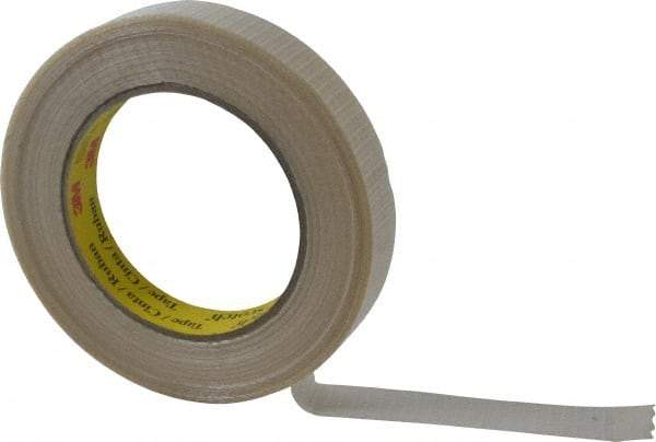 3M - 3/4" x 55 Yd Clear Rubber Adhesive Packaging Tape - Polypropylene Film Backing, 5.7 mil Thick, 150 Lb Tensile Strength, Series 8959 - Industrial Tool & Supply