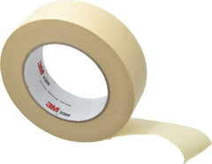 3M - 1-1/2" Wide x 60 Yd Long Tan Paper Masking Tape - Series 2308, 5.3 mil Thick, 22 In/Lb Tensile Strength - Industrial Tool & Supply