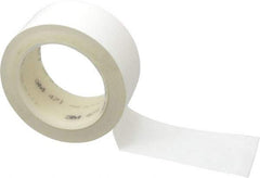 3M - White Solid Color Vinyl Tape - 2" Wide x 108' Long x 5.2 mil Thick, General Traffic - Industrial Tool & Supply