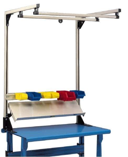 Qualtech - Steel Workbench & Workstation Shelf - Use with Hubbell SKB-030560 6' Twin Bench Rail Kit - Industrial Tool & Supply