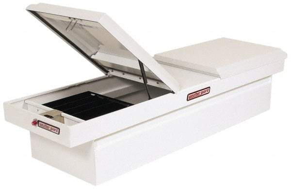 Weather Guard - 60-1/8" Wide x 11" High x 27-1/4" Deep Cross Box - White - Industrial Tool & Supply