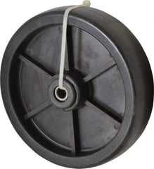 Fairbanks - 8 Inch Diameter x 2 Inch Wide, Polyolefin Caster Wheel - 800 Lb. Capacity, 2-3/16 Inch Hub Length, 3/4 Inch Axle Diameter, Roller Bearing - Industrial Tool & Supply