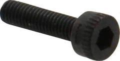Made in USA - M3x0.50 Metric Coarse Hex Socket Drive, Socket Cap Screw - Grade 12.9 Alloy Steel, Black Oxide Finish, Fully Threaded, 12mm Length Under Head - Industrial Tool & Supply