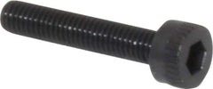 Made in USA - M3x0.50 Metric Coarse Hex Socket Drive, Socket Cap Screw - Grade 12.9 Alloy Steel, Black Oxide Finish, Fully Threaded, 16mm Length Under Head - Industrial Tool & Supply