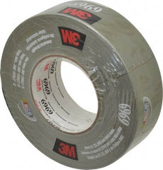 3M - 2" x 55m Green Duct Tape - 10.7 mil, Rubber Adhesive, Polyethylene Film Backing, 32 Lb/ln Tensile Strength, 200°F Max, Series 6969 - Industrial Tool & Supply