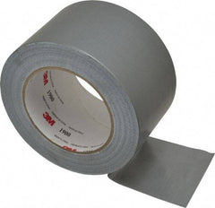 3M - 3" x 50 Yds Silver Duct Tape - 5.8 mil, Rubber Adhesive, Polyethylene Film Backing, 16 Lb/ln Tensile Strength, -65.2°F Max, Series 1900 - Industrial Tool & Supply