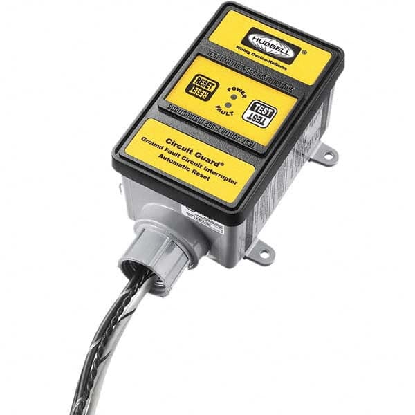 Hubbell Wiring Device-Kellems - Hardwired GFCIs Amperage: 30 Reset Type: Automatic - Industrial Tool & Supply