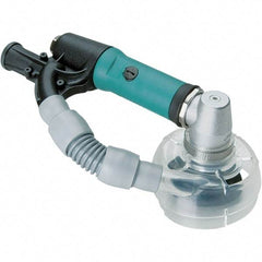 Dynabrade - 3" Max Disc, 15,000 RPM, Pneumatic Handheld Disc Sander - 21 CFM, 1/4 NPT Inlet, 0.4 hp, 90 psi - Industrial Tool & Supply