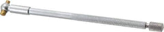 SPI - 5/16 to 1/2 Inch, 4.2 Inch Overall Length, Telescoping Gage - 4 Inch Long Handle, Hardened Tool Steel, Satin Chrome Finish and TiN Coated Working Faces - Industrial Tool & Supply