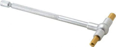 SPI - 1-1/4 to 2-1/8 Inch, 5.85 Inch Overall Length, Telescoping Gage - 5 Inch Long Handle, Hardened Tool Steel, Satin Chrome Finish and TiN Coated Working Faces - Industrial Tool & Supply
