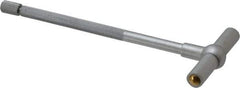 SPI - 2-1/8 to 3-1/2 Inch, 5.85 Inch Overall Length, Telescoping Gage - 5 Inch Long Handle, Hardened Tool Steel, Satin Chrome Finish and TiN Coated Working Faces - Industrial Tool & Supply