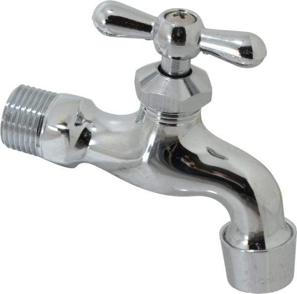 B&K Mueller - Tee Handle, Side Mount Bathroom Faucet - One Handle, No Drain, Standard Spout - Industrial Tool & Supply