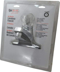 B&K Mueller - Knob Handle, Deck Plate Bathroom Faucet - One Handle, Pop Up Drain, Standard Spout - Industrial Tool & Supply