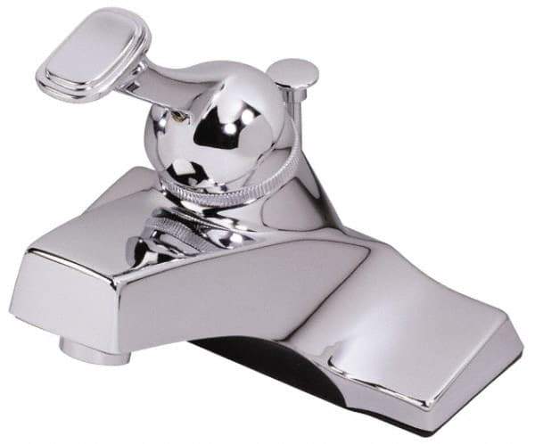 B&K Mueller - Lever Handle, Deck Plate Bathroom Faucet - One Handle, Pop Up Drain, Standard Spout - Industrial Tool & Supply
