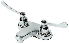 B&K Mueller - Blade Handle, Deck Plate Bathroom Faucet - Two Handle, No Drain, Standard Spout - Industrial Tool & Supply