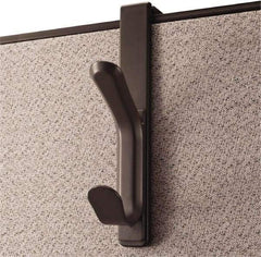 UNIVERSAL - 1 Hooks, 1.13" Long x 6" Deep, Plastic Over the Panel Hook - 7" High - Industrial Tool & Supply