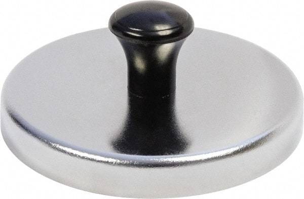 Mag-Mate - 3-3/16" Diam Magnetic Print Holder - Round, 1-3/16" High, 47.5 Lb Average Magnetic Pull - Industrial Tool & Supply