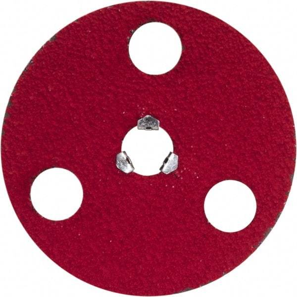 Norton - 7" Diam 5/8-11 Threaded Hole 60 Grit Fiber Disc - Medium Grade, Ceramic Alumina, 8,600 Max RPM - Industrial Tool & Supply