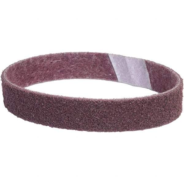 Norton - 1" Wide x 18" OAL, Aluminum Oxide Abrasive Belt - Aluminum Oxide, Medium, Nonwoven, Cloth Backing - Industrial Tool & Supply